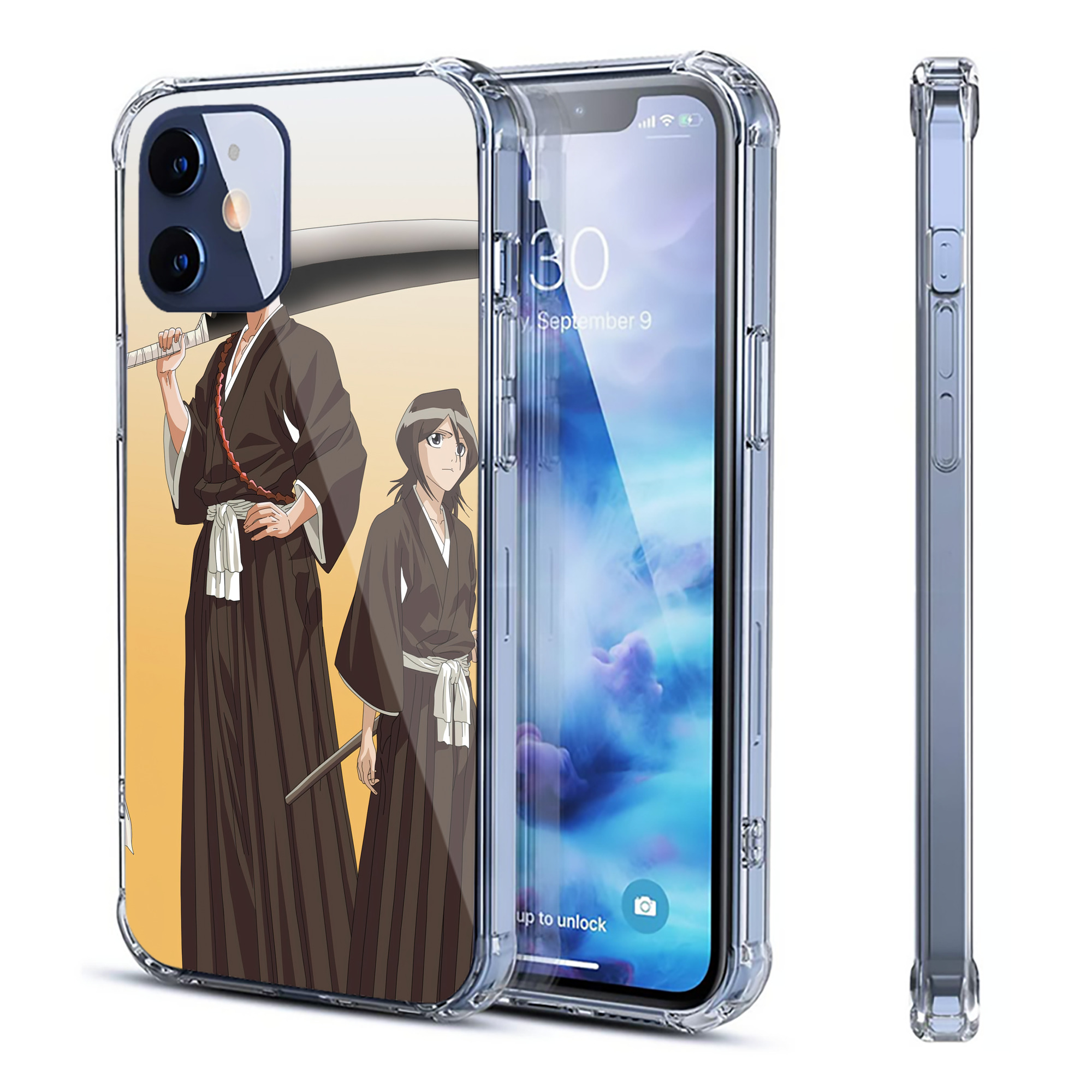 （画像用） ブリーチ BLEACH 【iPhone 12シリーズ対応】透明スマホケース（クリアソフトケース）